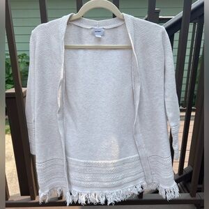 Old Navy Cream Cardigan Size Kids L 10/12 Fits Like Womens XS or Small